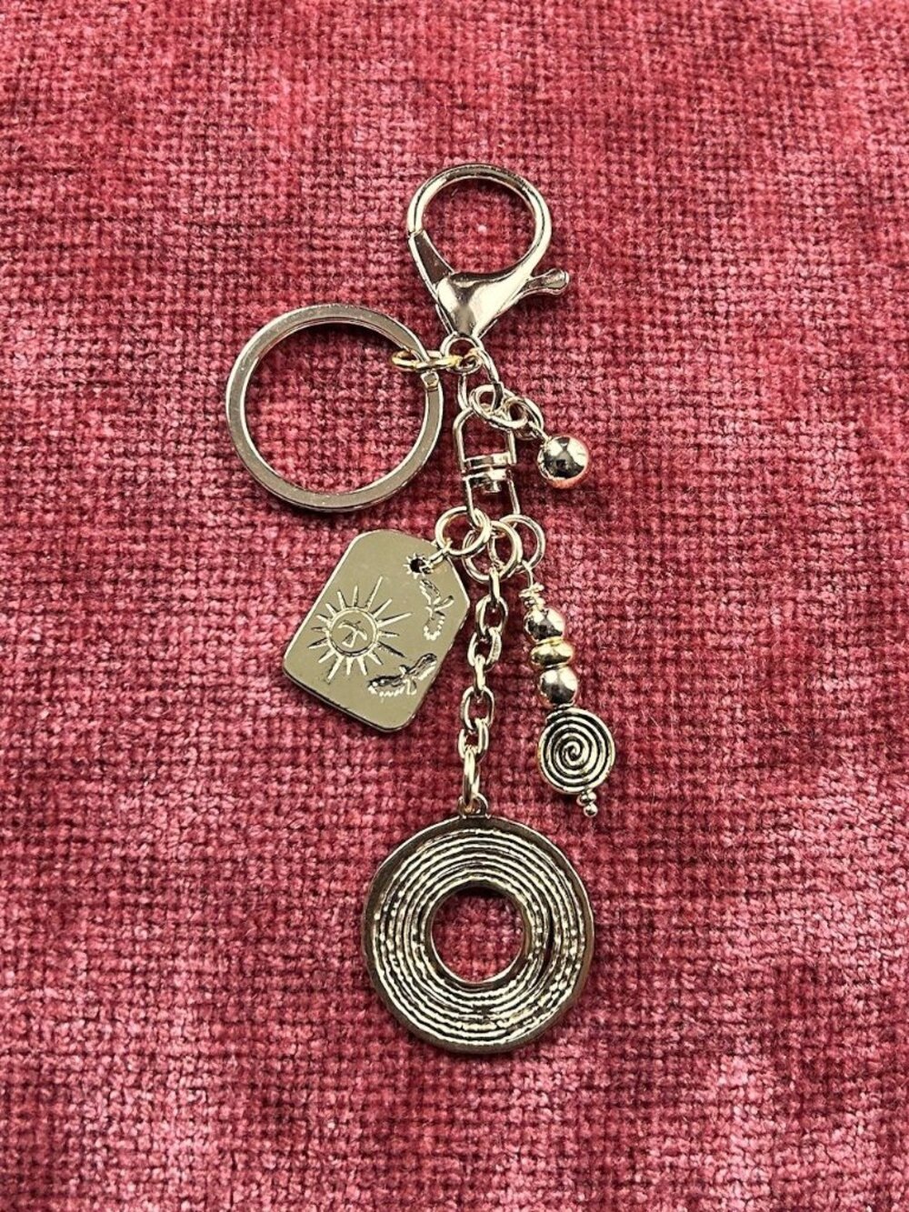 New GOLD SUN PENDANT Bag Charm ☀️